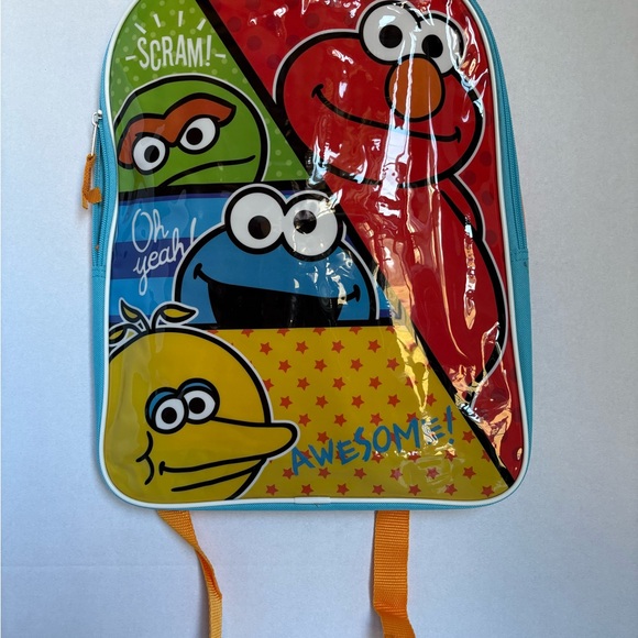 Sesame Street Kids Backpack – Elmo, Cookie Monster, Big Bird & Oscar – Preschool - Picture 2 of 6